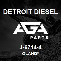 J-6714-4 Detroit Diesel Gland* | AGA Parts