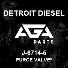 J-6714-5 Detroit Diesel Purge Valve* | AGA Parts