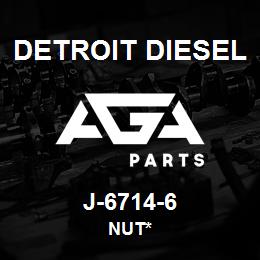 J-6714-6 Detroit Diesel Nut* | AGA Parts