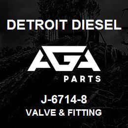 J-6714-8 Detroit Diesel Valve & Fitting | AGA Parts