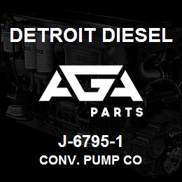 J-6795-1 Detroit Diesel Conv. Pump Co | AGA Parts