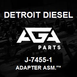 J-7455-1 Detroit Diesel Adapter Asm."* | AGA Parts