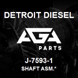 J-7593-1 Detroit Diesel Shaft Asm.* | AGA Parts