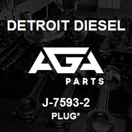 J-7593-2 Detroit Diesel Plug* | AGA Parts