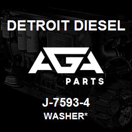 J-7593-4 Detroit Diesel Washer* | AGA Parts