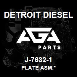 J-7632-1 Detroit Diesel Plate Asm.* | AGA Parts