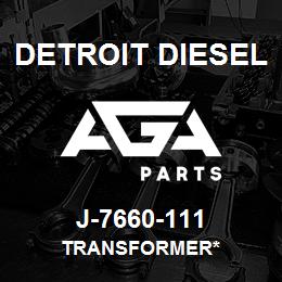 J-7660-111 Detroit Diesel Transformer* | AGA Parts