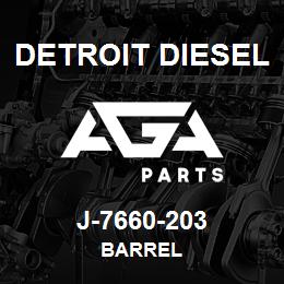 J-7660-203 Detroit Diesel Barrel | AGA Parts