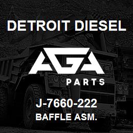 J-7660-222 Detroit Diesel Baffle Asm. | AGA Parts