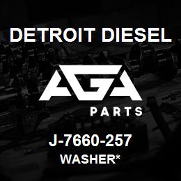 J-7660-257 Detroit Diesel Washer* | AGA Parts