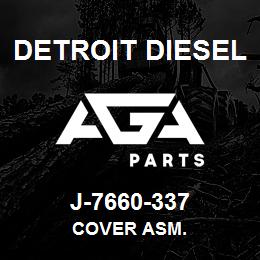 J-7660-337 Detroit Diesel Cover Asm. | AGA Parts