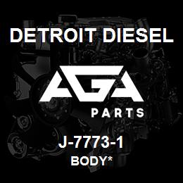 J-7773-1 Detroit Diesel Body* | AGA Parts