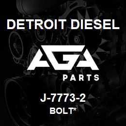 J-7773-2 Detroit Diesel Bolt* | AGA Parts