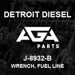 J-8932-B Detroit Diesel Wrench, Fuel Line | AGA Parts