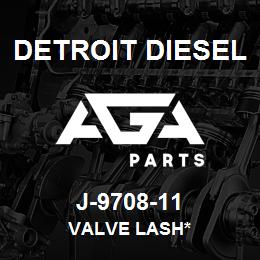 J-9708-11 Detroit Diesel Valve Lash* | AGA Parts