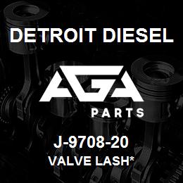 J-9708-20 Detroit Diesel Valve Lash* | AGA Parts