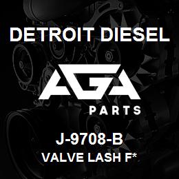 J-9708-B Detroit Diesel Valve Lash F* | AGA Parts