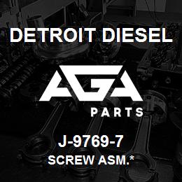 J-9769-7 Detroit Diesel Screw Asm.* | AGA Parts