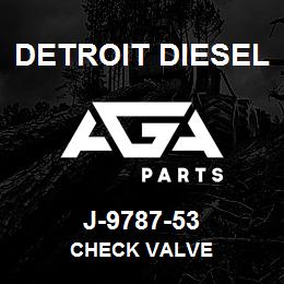 J-9787-53 Detroit Diesel Check Valve | AGA Parts