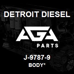 J-9787-9 Detroit Diesel Body* | AGA Parts