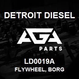 LD0019A Detroit Diesel Flywheel, Borg | AGA Parts