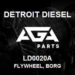 LD0020A Detroit Diesel Flywheel, Borg | AGA Parts