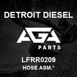 LFRR0209 Detroit Diesel Hose Asm.* | AGA Parts