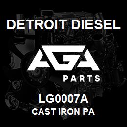 LG0007A Detroit Diesel Cast Iron Pa | AGA Parts