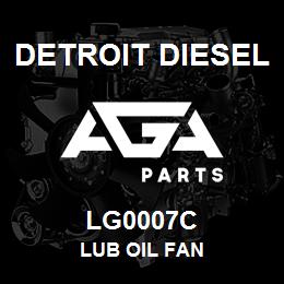 LG0007C Detroit Diesel Lub Oil Fan | AGA Parts