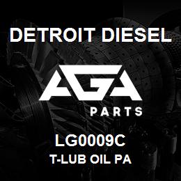 LG0009C Detroit Diesel T-Lub Oil Pa | AGA Parts