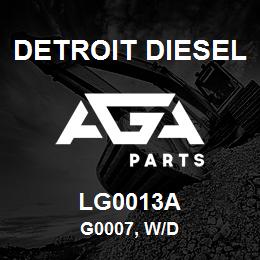 LG0013A Detroit Diesel G0007, w/D | AGA Parts