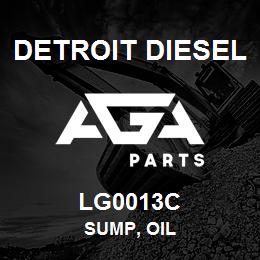 LG0013C Detroit Diesel Sump, Oil | AGA Parts