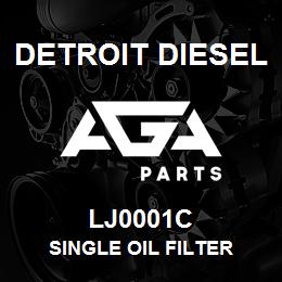 LJ0001C Detroit Diesel Single Oil Filter | AGA Parts