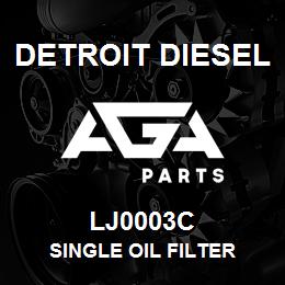 LJ0003C Detroit Diesel Single Oil Filter | AGA Parts