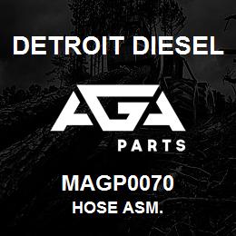 MAGP0070 Detroit Diesel Hose Asm. | AGA Parts