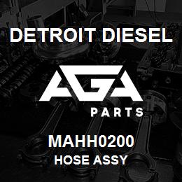 MAHH0200 Detroit Diesel HOSE ASSY | AGA Parts