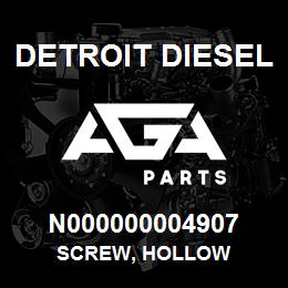 N000000004907 Detroit Diesel Screw, Hollow | AGA Parts