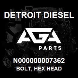 N000000007362 Detroit Diesel Bolt, Hex Head | AGA Parts