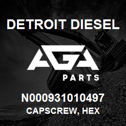 N000931010497 Detroit Diesel Capscrew, Hex | AGA Parts