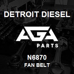 N6870 Detroit Diesel Fan Belt | AGA Parts