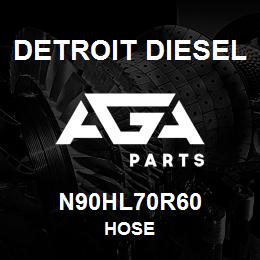 N90HL70R60 Detroit Diesel Hose | AGA Parts