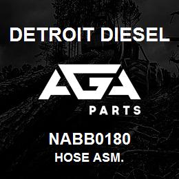 NABB0180 Detroit Diesel Hose Asm. | AGA Parts