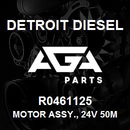 R0461125 Detroit Diesel Motor Assy., 24V 50MT (Remanufactured) | AGA Parts