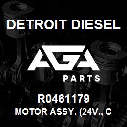 R0461179 Detroit Diesel Motor Assy. (24V., CW, Insulated) Remanufactured | AGA Parts