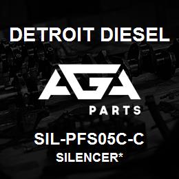 SIL-PFS05C-C Detroit Diesel Silencer* | AGA Parts