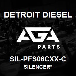 SIL-PFS06CXX-C Detroit Diesel Silencer* | AGA Parts