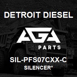 SIL-PFS07CXX-C Detroit Diesel Silencer* | AGA Parts