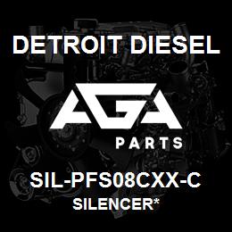 SIL-PFS08CXX-C Detroit Diesel Silencer* | AGA Parts