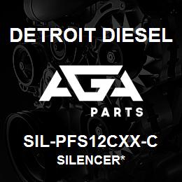 SIL-PFS12CXX-C Detroit Diesel Silencer* | AGA Parts