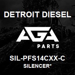 SIL-PFS14CXX-C Detroit Diesel Silencer* | AGA Parts